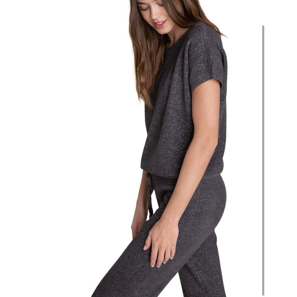 Barefoot Dreams CozyChic Ultra Lite Dolman Pullover & Rib Jogger Set Small‎ NEW - Picture 4 of 14